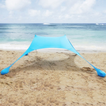 Hurtownia przenośna krem ​​bez filtra piasek namiot plażowy: markiza anty-UV Sunshade