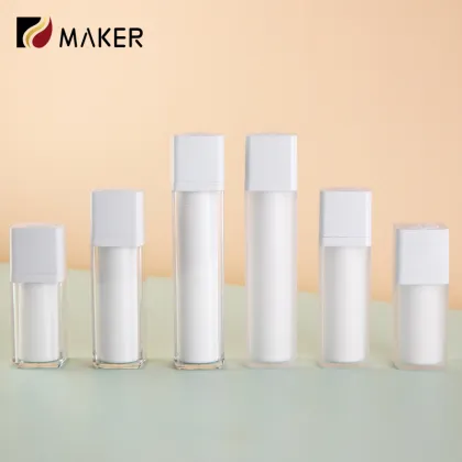 High-Quality PP Plastic Airless Essence Bottle for Skincare Lotion (15ml-100ml)
