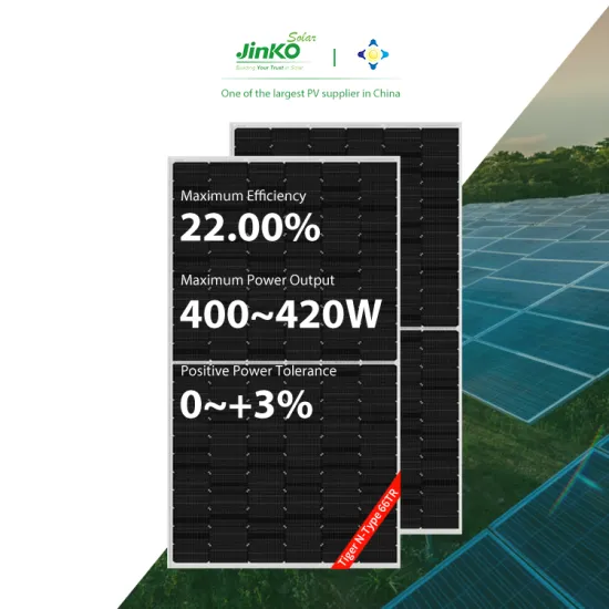 Jinko Solar Panels: Monofacial Modules with 132 Cells - Available in 400W, 405W, 410W, 415W, and 420W Capacities: N-Type PV Photovoltaic Modules