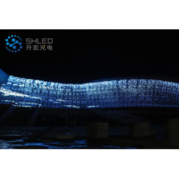 full-color led pixel light for display building facades