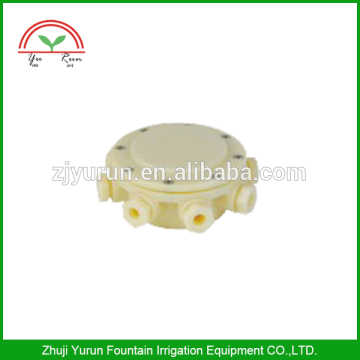 Plastic underwater junction box for fountain