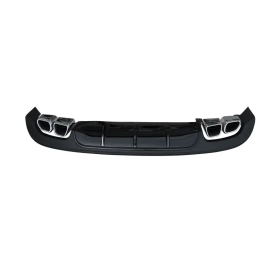 Black Car Body Kit Parts - Rear Lip Spoiler Diffuser for Hyundai Elantra 16-18