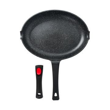 Nonstick Thickened Cast-Iron Skillet for Steak and Omelette Cooking