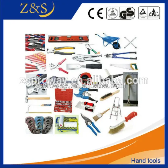 Kinds Hand Tools(Pliers wrenches screwdrivers cutter knife measuring tape hammer,etc)