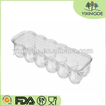 InterDesign 12-Egg Holder Fridge Organizer, Clear