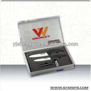 3pcs ceramic knife set