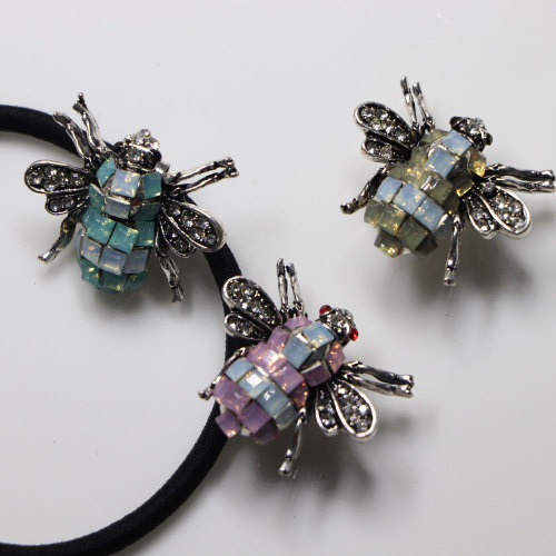 Wholesale Alloy Colorful Simulation Insect Charms Home Ornament Decoration Accessories Metallic Jewelry Making