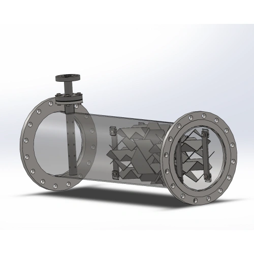 Static Color Mixer Supply SX Static Mixer for dyeing wastewater with High Quality