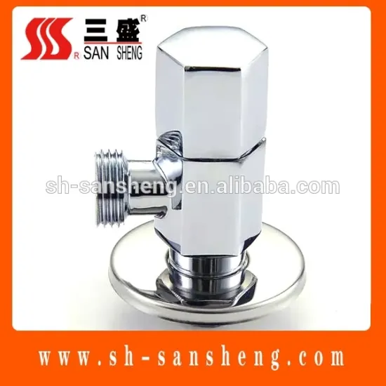 brass angle valve hex cap