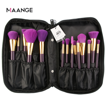 Black Large Capacity Waterproof Polyester Travel Makeup Bag