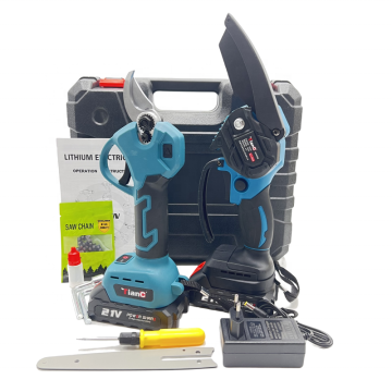 2-Piece Rechargeable Lithium Battery Set: Includes Electric Mini Saw, Cordless Electric Scissors & More - Ultimate Combination Tool Set