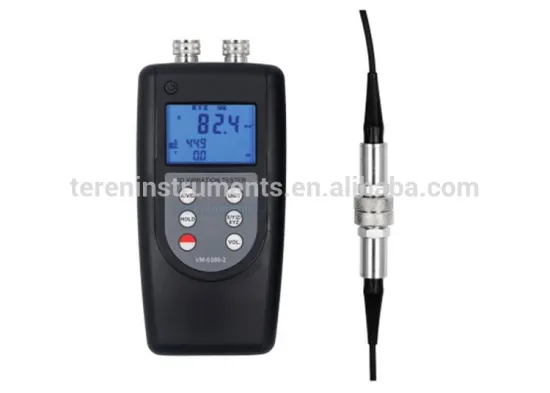 Digital durable vibration meter measuring vibration, transport vibration test