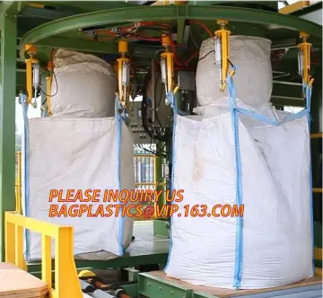 Wholesale Durable White PP Jumbo Big Bag, 90x90x100cm White Durable 1 Ton PP Bulk Bag, 1500KG Strong Sewing PP Woven Ton Bag