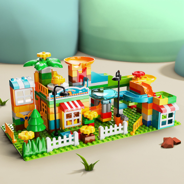 Plastic Classic Large Building Blocks: A Versatile Educational Toy for Kids - Create House Models and More