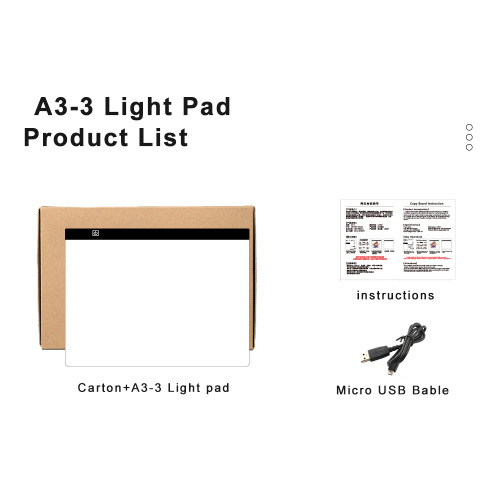 Ultra-Slim ακρυλικό υλικό LED Artcraft Shracing Light Pad