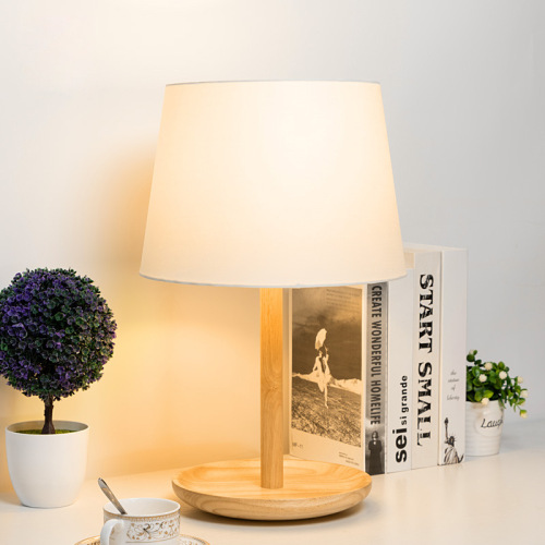 Lampes de table cool en bois LEDER