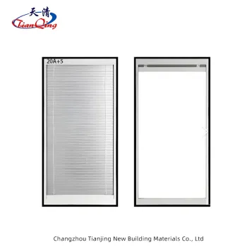 Lightweight Low-E Single Glaze Electric Blind Window