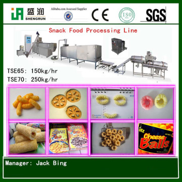 Inflated/Expanded Corn Snacks Food/ Corn Chips Extruding/ Inflating Machine (TSE65/70/85)