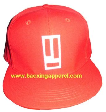 100% acrylic fitted flat bill hat caps