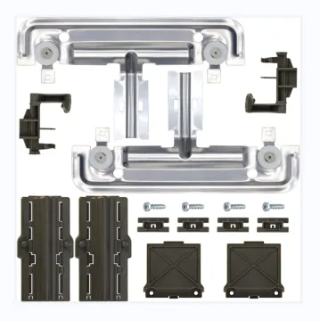 Metal Dishwasher Rack Adjuster Kit - Compatible with Whirlpool AP5957560 Dishwasher Rack Parts