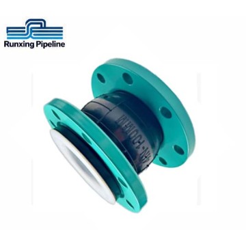 PTFE-Lined Rubber Expansion Joint for Chemical Applications