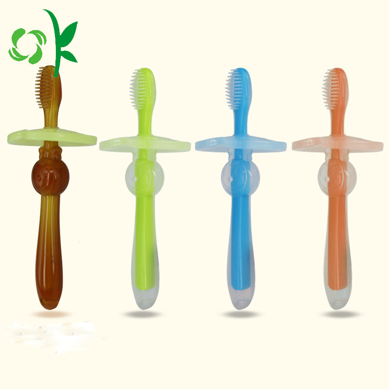 Simple and Practical Multi-color Silicone Toothbrush