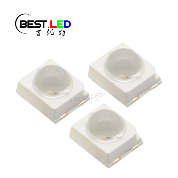 Orange 610nm LED 2835 LED Dome Lens 60-degree