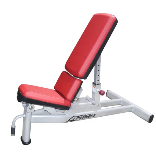 Multi-adjustable bench strength fitness gym equipment