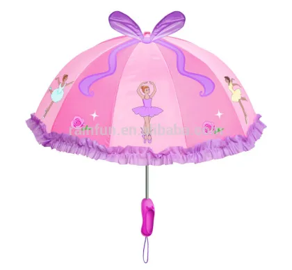 Unique little princess umbrella barbie doll umbrella for kids
