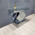 Sparlining Mirror Glass Console