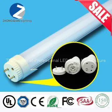 led light T8 LED tube rotating end caps SMD2835 good quality 120cm