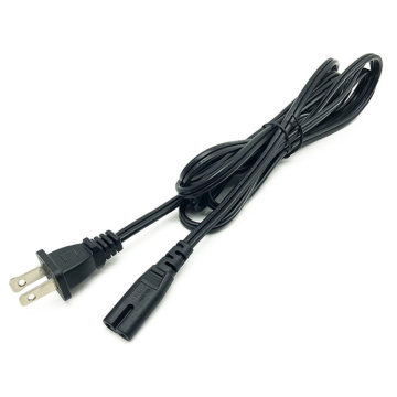USA Standard 2 Pin Power Cord Cable To C7