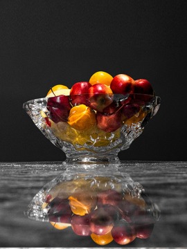 Cat Paw Hollowed Crystal Fruit Bowl