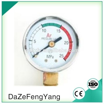 argon gas pressure meter for pressure regulator