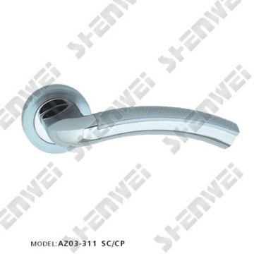 AZ03-311 SC/CP high-quality zinc alloy door handle on rose