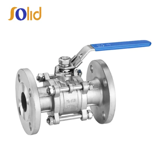 API A216 WCB Carbon Steel/Cast steel/CF8M 3pc flange Ball valve 150LB
