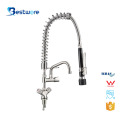 Commercial Stainless Steel Faucet with Sprayer