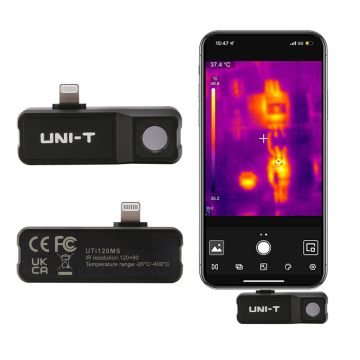 High Definition Handheld Phone Thermal Imaging Camera for Power Floor Heating & Geothermal Pipe Leak Detection - UTI120MS