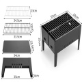 Grillades de barbecue portables en acier inoxydable