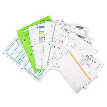 Custom Ply Multi-colors Carbonless Offset Paper
