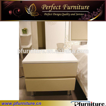 PFD 399809 modern 2 drawer bedside trolley table