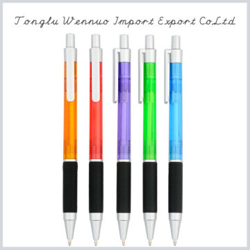 Factory price fashionable colorful orange plastic pen