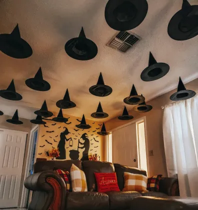 Halloween Wizard and Witch Hat DIY Costume Props & Decorations