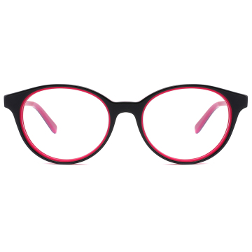 Customizable Kids Round Style Acetate Eyeglass Frames for 12-Year-Olds: Including Sunglasses and Optical Lenses in Various Sizes