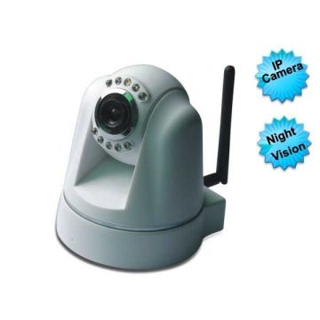 1.0 Megapixel Wireless Ip Cameras Intelligent , High Definition , Pan:355 / Tilt:120