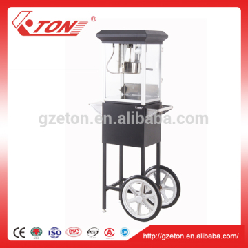 High power efficiency capacity home popcorn machine with cart