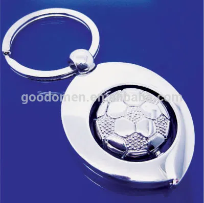 good omen Professional football shape promotion keychain keyring