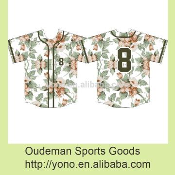 100% Polyester Custom Baseball Jersey wear