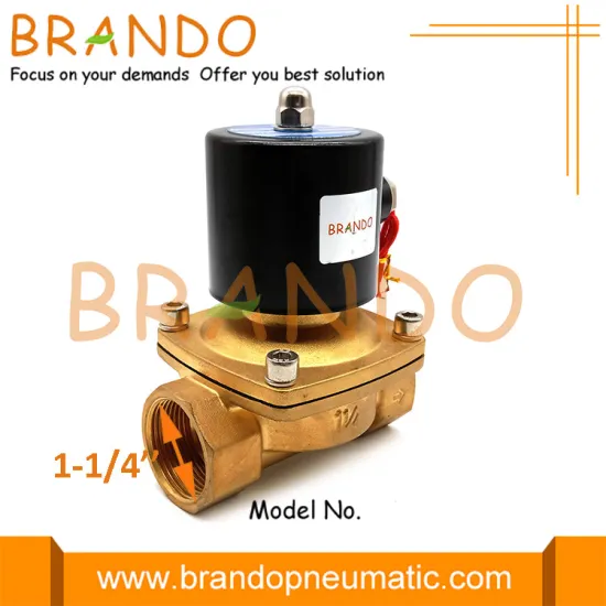 2W350-35 UW-35 1-1/4'' Semi Diaphragm Brass Solenoid Valve