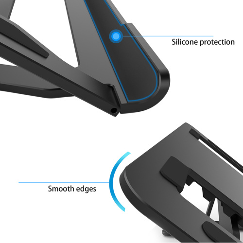 Soporte para computadora portátil, aluminio ergonómico ajustable